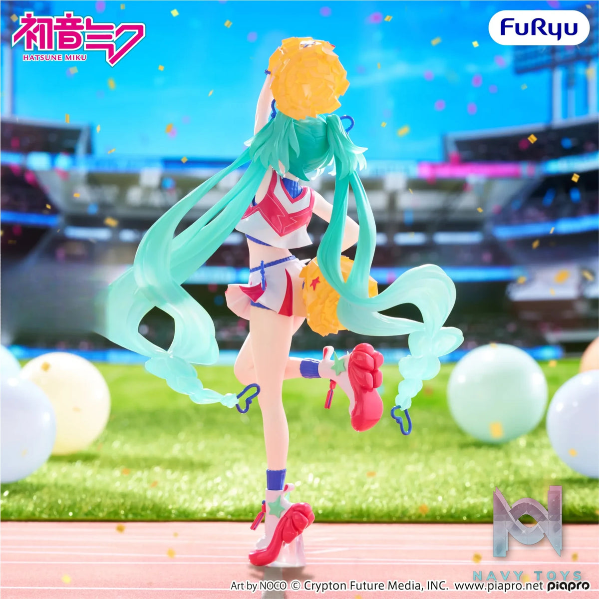 FURYU – Hatsune Miku Muchute Figure – Cheerleader ver. (Licensed)