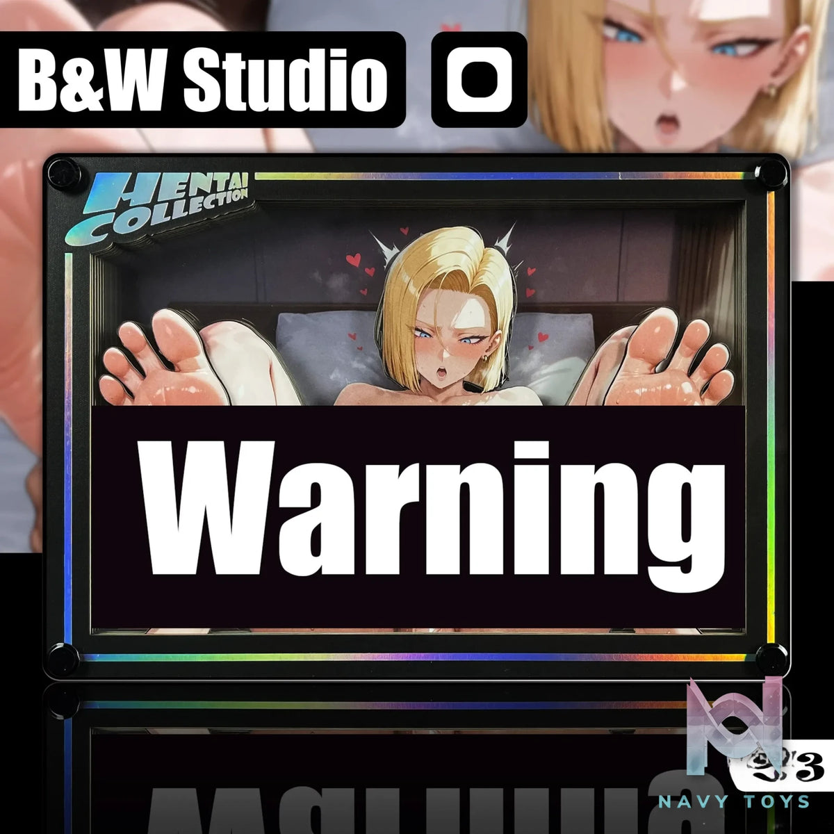 B&W Studio – Desktop Decor Card 013 Android 18 Dragon Ball
