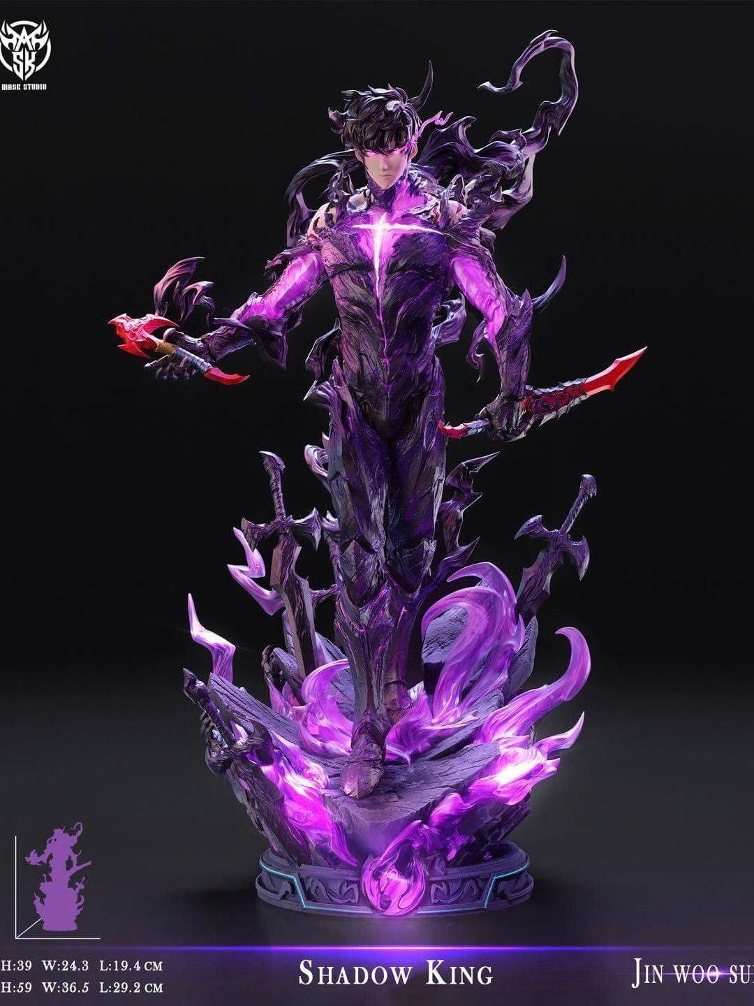 Sung Jin Woo - Solo Leveling - Shadow King Studio resin statue shadow king studio anime figure