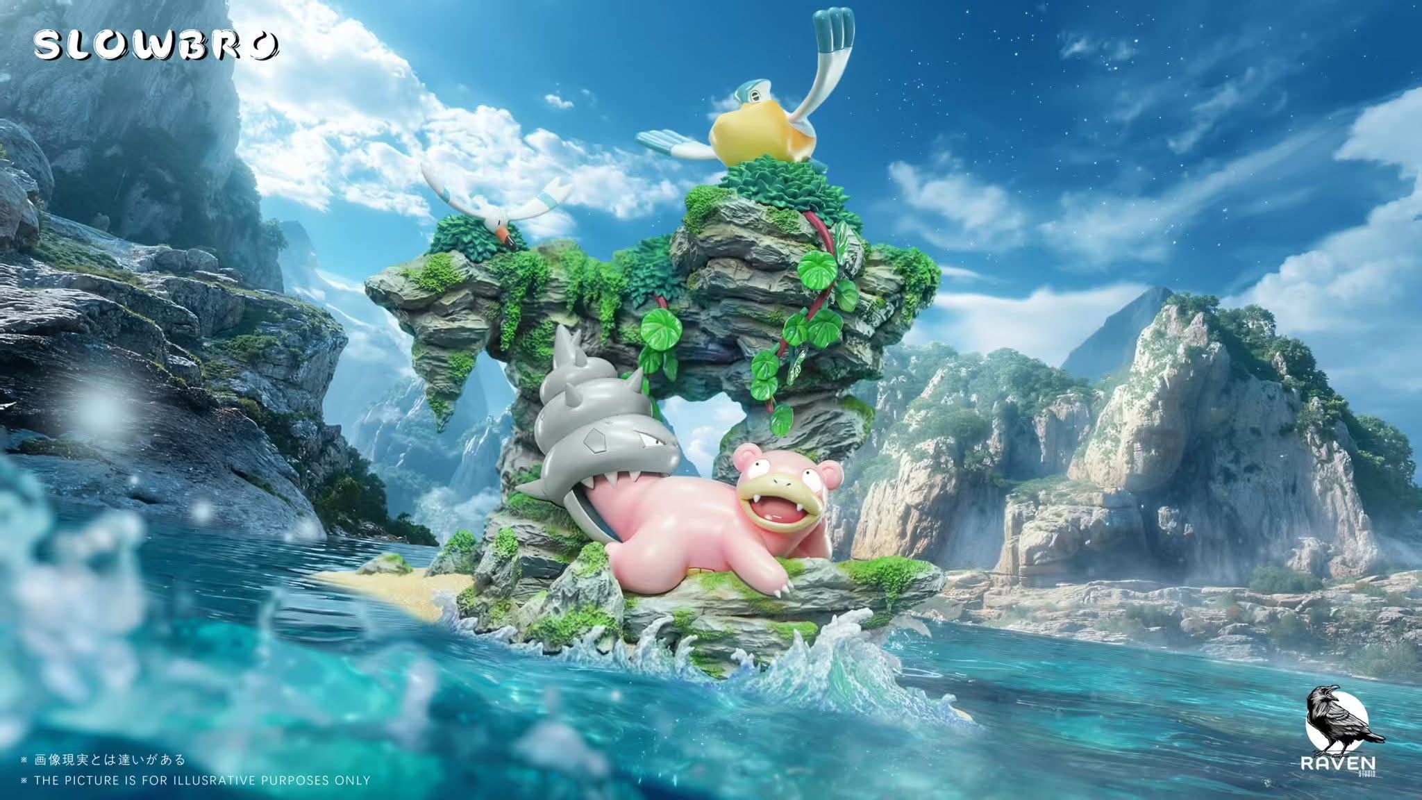 Slowpoke 2.0 - Pokémon resin statue RAVEN Studio anime figure