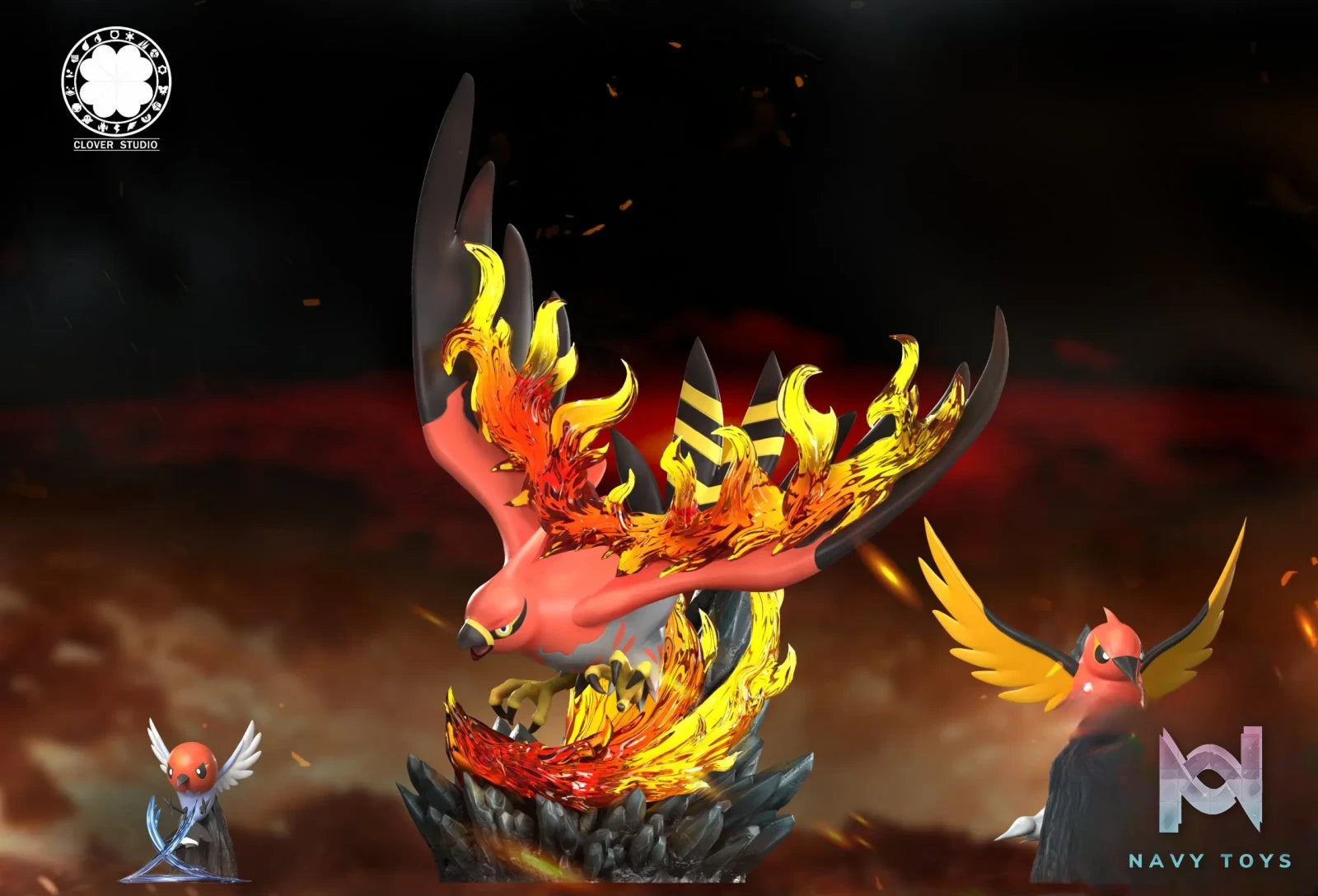 CLOVER Studio – Pokémon Series Talonflame Evolution Set