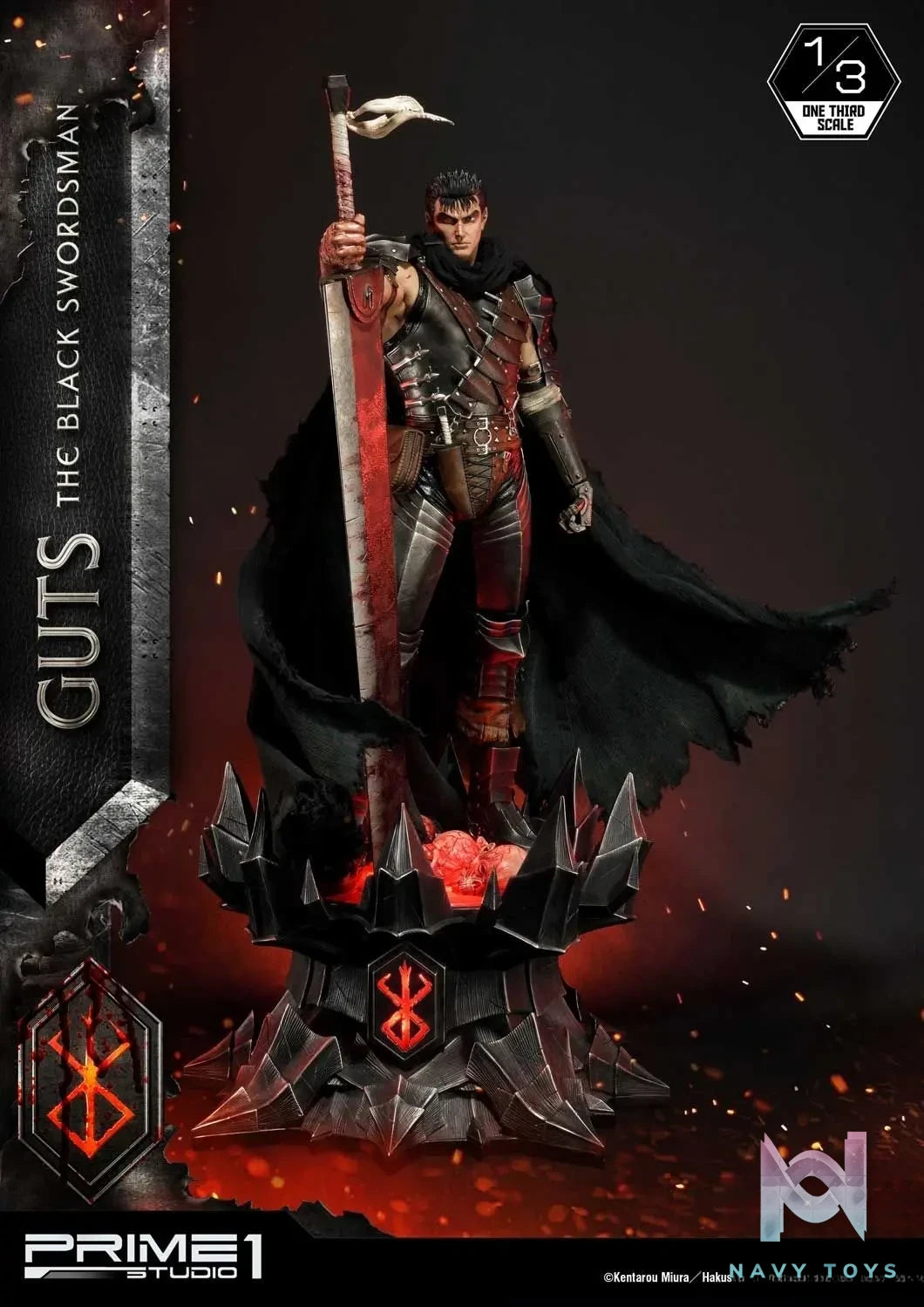 Prime 1 Studio – Museum Masterline Berserk Guts The Black Swordsman MMBR-01 MMBR-01DX (Licensed)