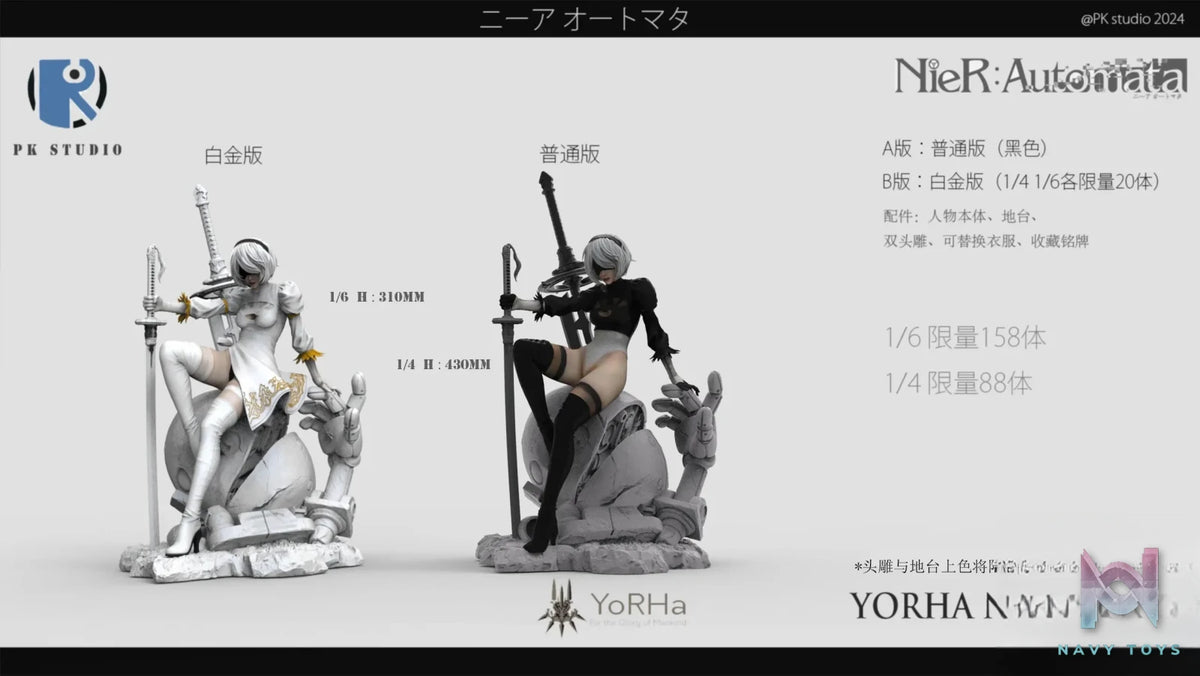 PK Studio – NieR:Automata 2B Figure Female Sculpture gk
