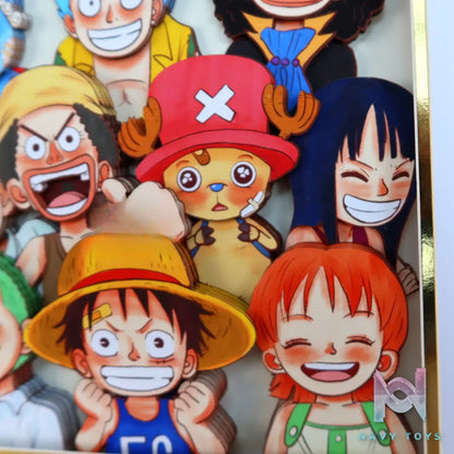 KALA HOME Studio – One Piece Multiple Characters #11 3D Decorative Painting One Piece