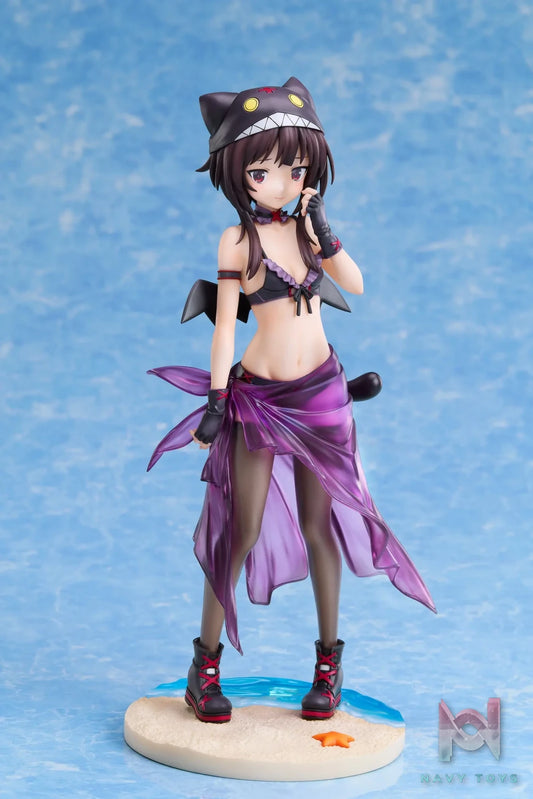 A · DIMENSION – KONOSUBA An Explosion on This Wonderful World! Megumin Swimsuit 1/7 Figure Hat & Towel Removable (Licensed)
