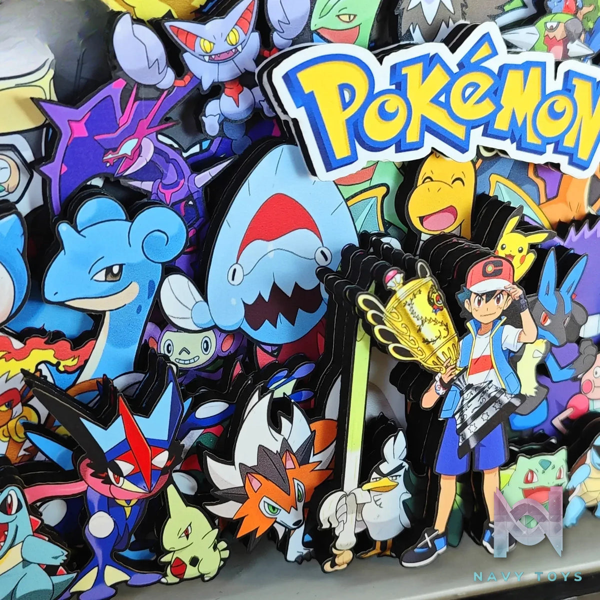 KALA HOME Studio – Pokémon Multiple Characters #18 3D Decorative Painting Pokémon