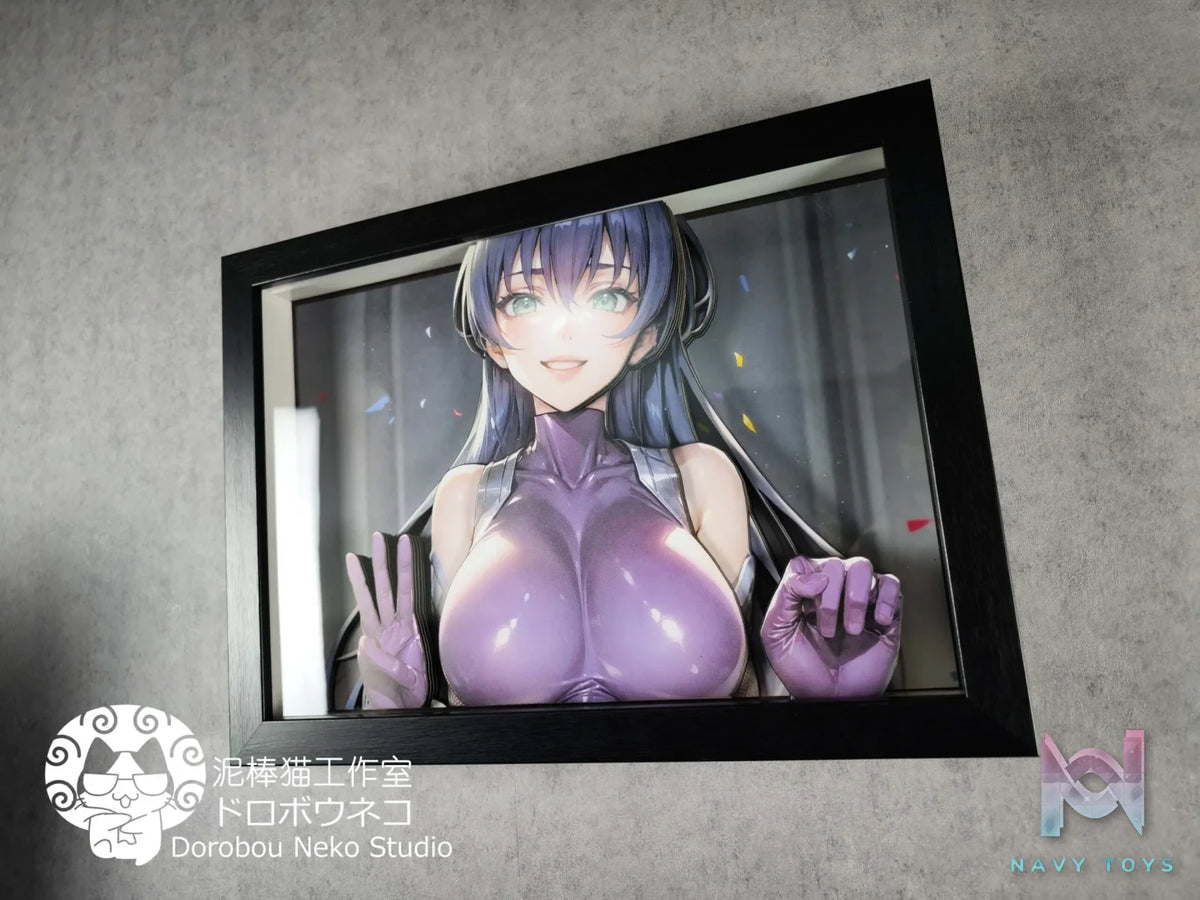 Dorobou Neko Studio – Action Taimanin Asagi detachable face 3D picture