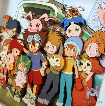 KALA HOME Studio – Digimon Multiple Characters #02 3D Decorative Painting Digimon