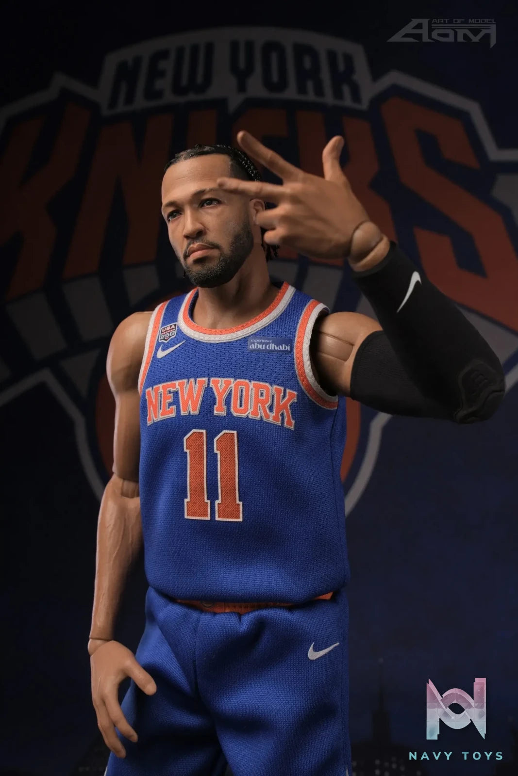 AOM TOYS – Jalen Brunson 1/6 2026 NBA Finals FMVP Championship Set NBA