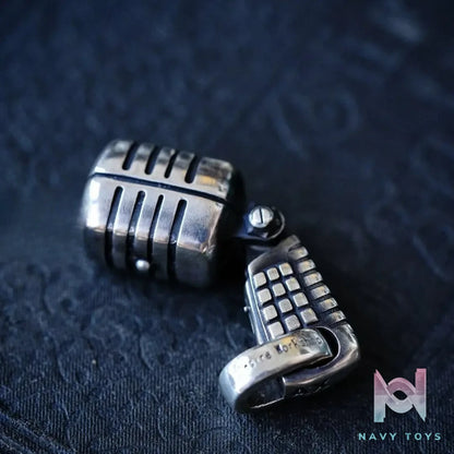 Raven Studio (silver jewelry) – Original Exclusive Design Microphone Pendant Original