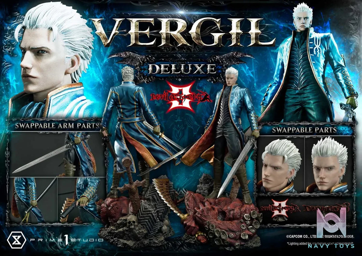 Prime 1 Studio – Ultimate Premium Masterline Devil May Cry Vergil UPMDMC3-02 UPMDMC3-02DX UPMDMC3-02DXS (Licensed)