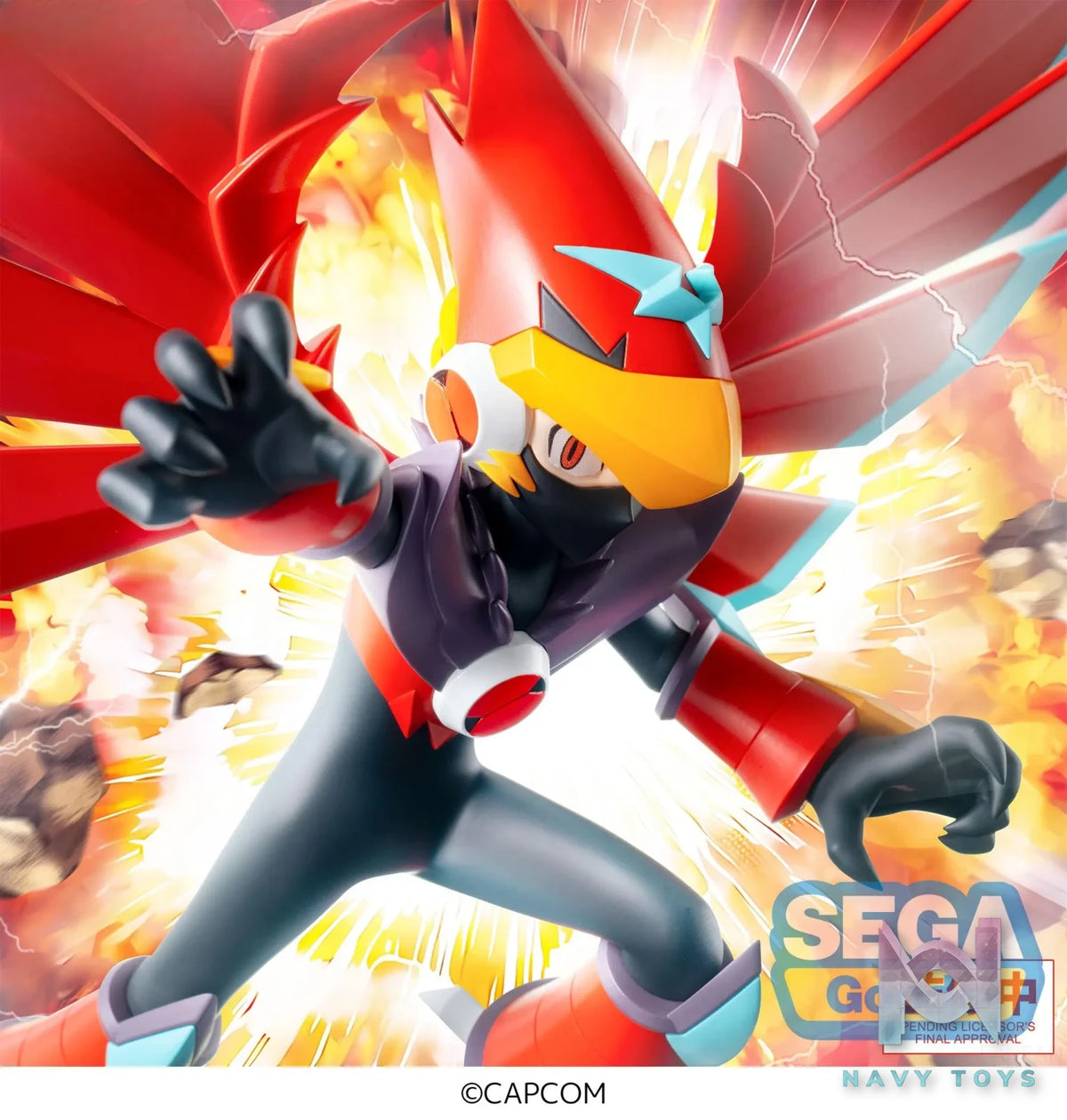 SEGA – Luminasta “Mega Man Battle Network” -Mega Man- Falzar Beast (Licensed)