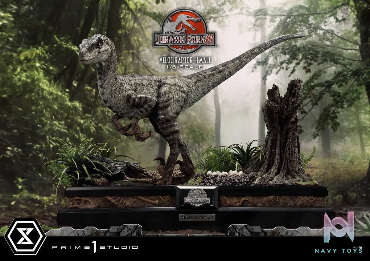 Prime 1 Studio – Legacy Museum Collection Jurassic Park III (Film) Velociraptor Female LMCJP-11 LMCJP-11S (Licensed)