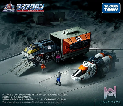 TAKARA TOMY – T-Spark Diaclone D Vehicles Set 8: Space Mission (Licensed)