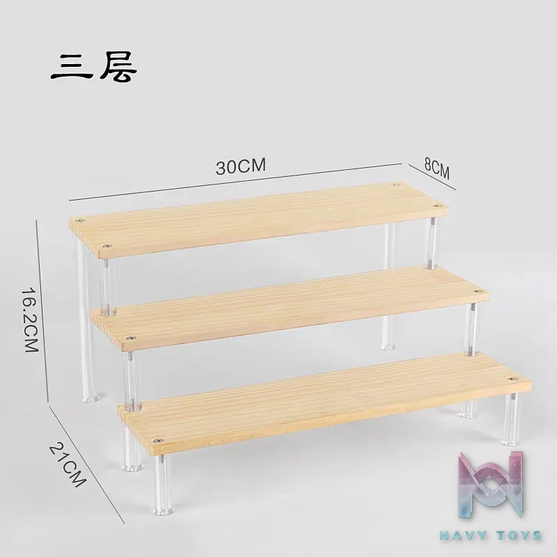 Showcase Factory – Acrylic Stair Display Stand for Nendoroids Blind Boxes Mini Figures