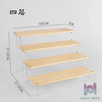 Showcase Factory – Acrylic Stair Display Stand for Nendoroids Blind Boxes Mini Figures