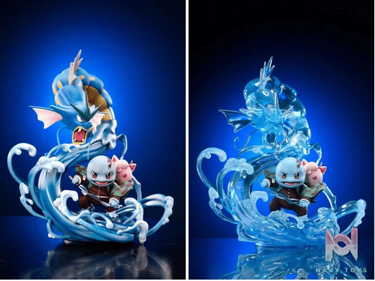 Squirtle cos Tanjiro - Midnight Studio resin statue Midnight Studio anime figure