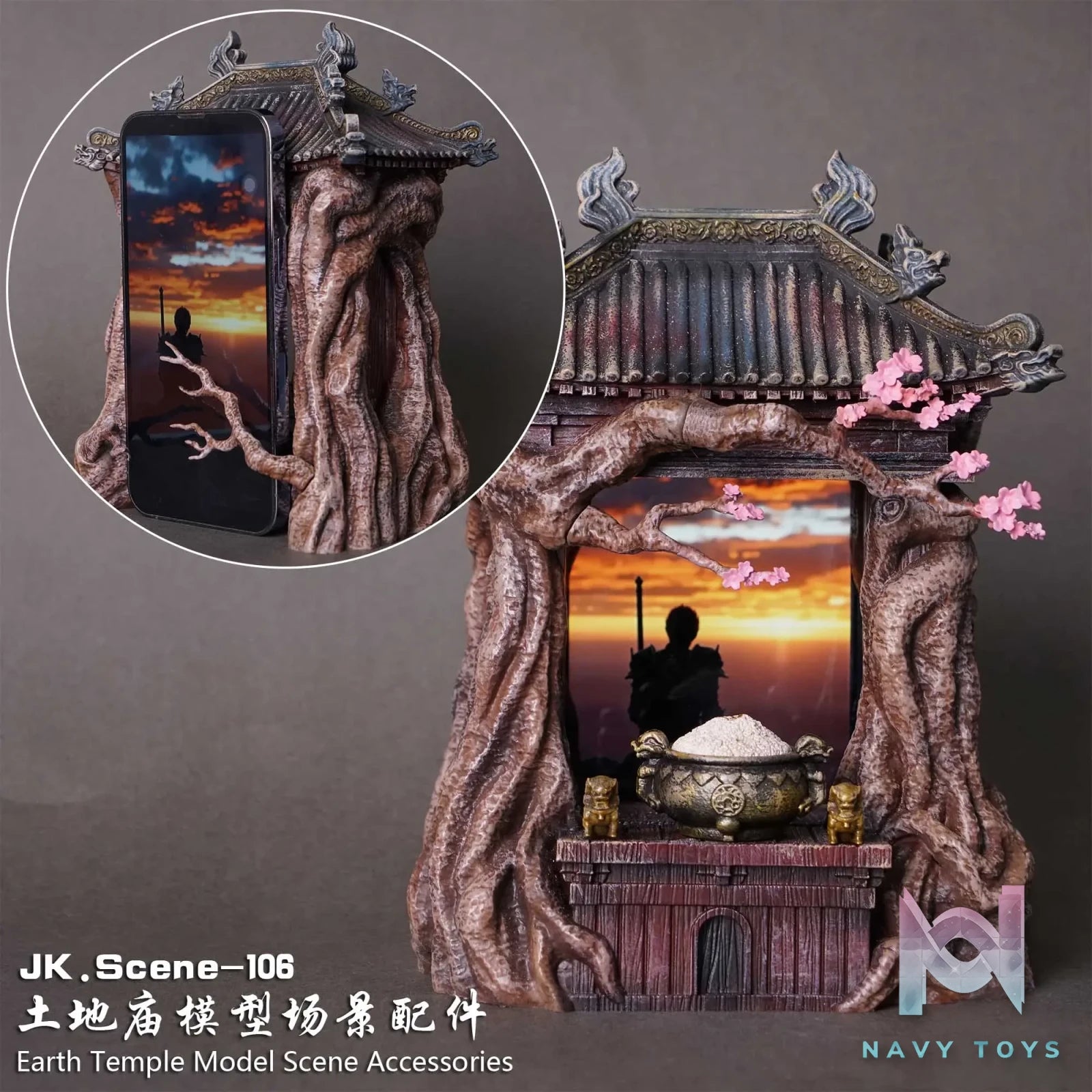 JacksDo Studio – Original Earth temple model scene accessories