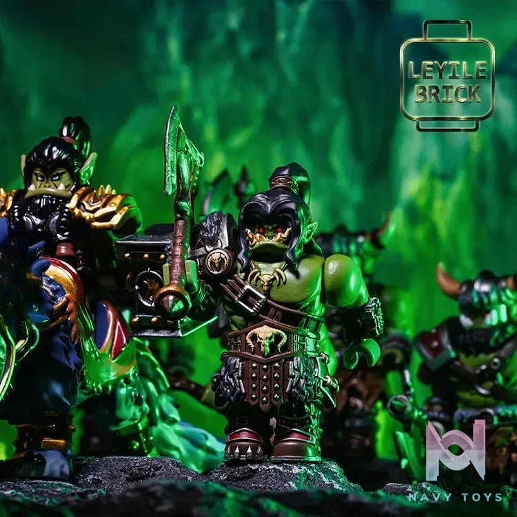 LEYILEBRICK Studio – Grommash & Mannoroth (stand) & Gorehowl (full custom body) LYLSP016