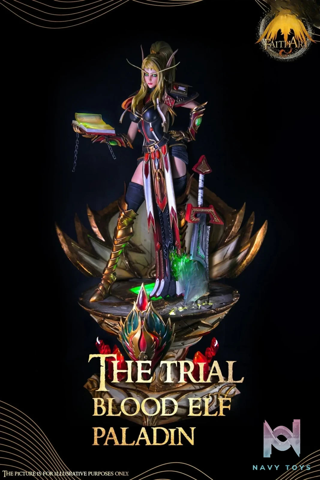 Faith Art – WOW Blood Elf Paladin
