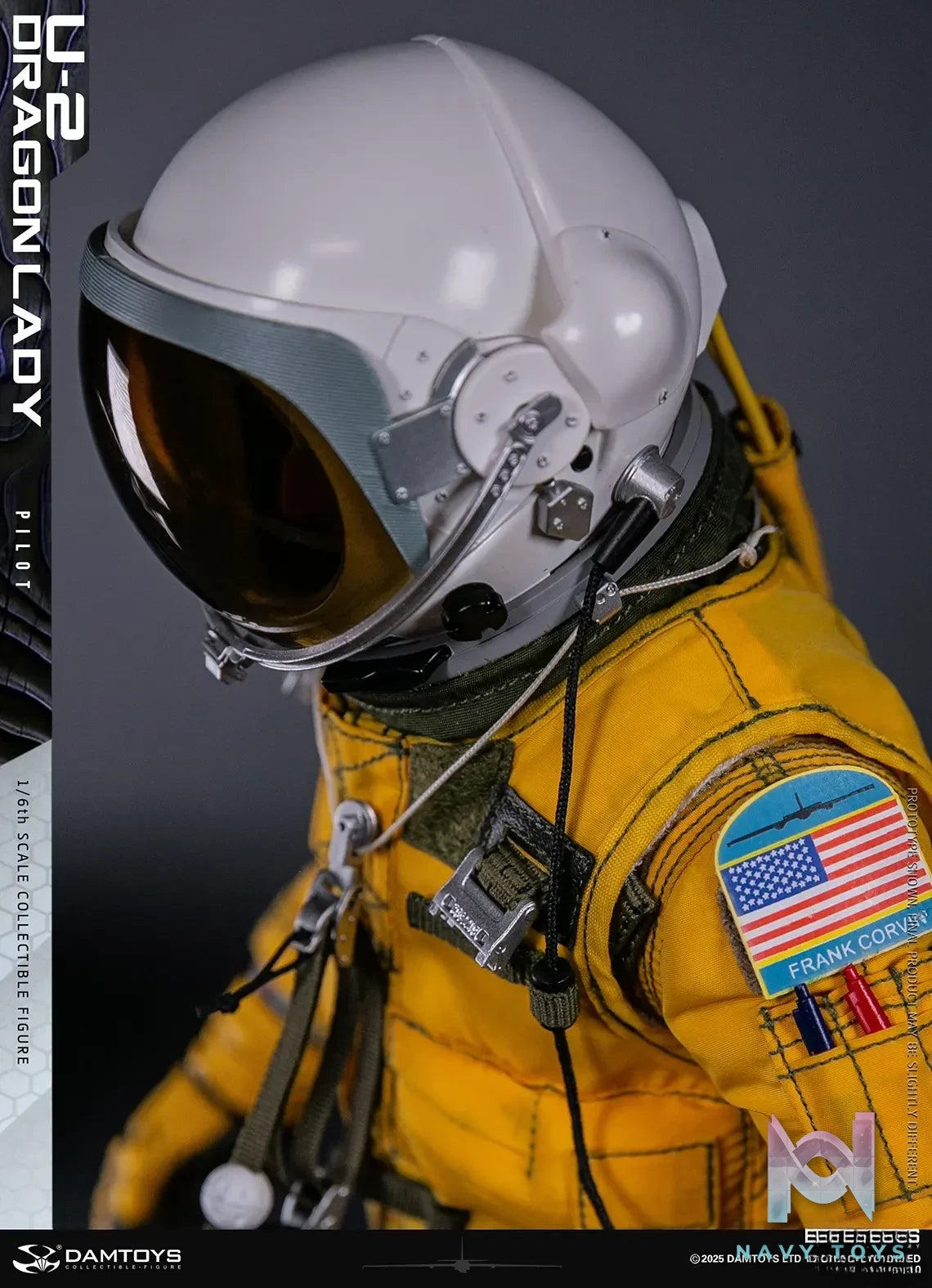 DAMTOYS – 1/6 Scale U-2 Dragon Lady Reconnaissance Aircraft Pilot NO.78110 (Licensed)