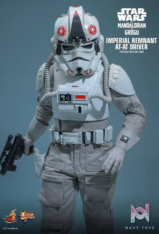 Hottoys – Star Wars: The Mandalorian X Grogu Imperial Remnant AT-AT Driver 1/6th scale Collectible Figure MMS845 (Licensed)