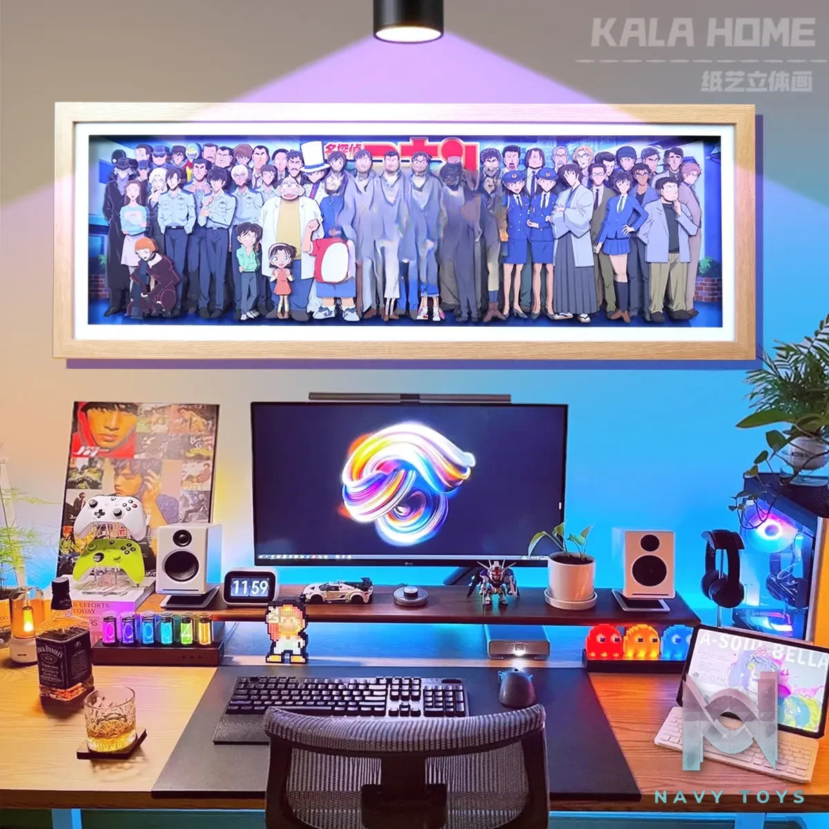 KALA HOME Studio – Detective Conan Multiple Characters #05 3D Decorative Painting Detective Conan
