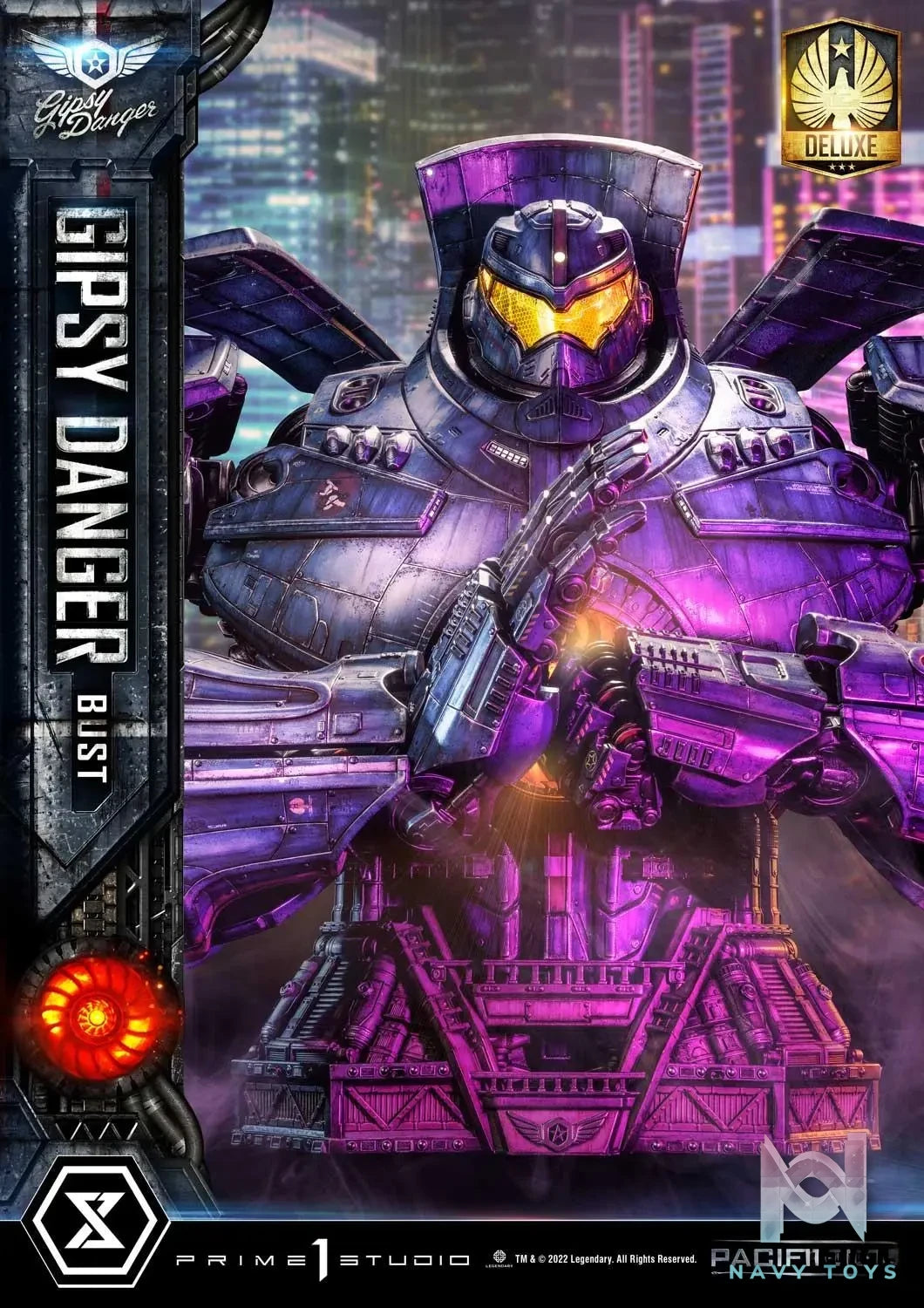 Prime 1 Studio – Life Size Bust Pacific Rim Gipsy Danger LSPACRIM-01 LSPACRIM-01DX (Licensed)