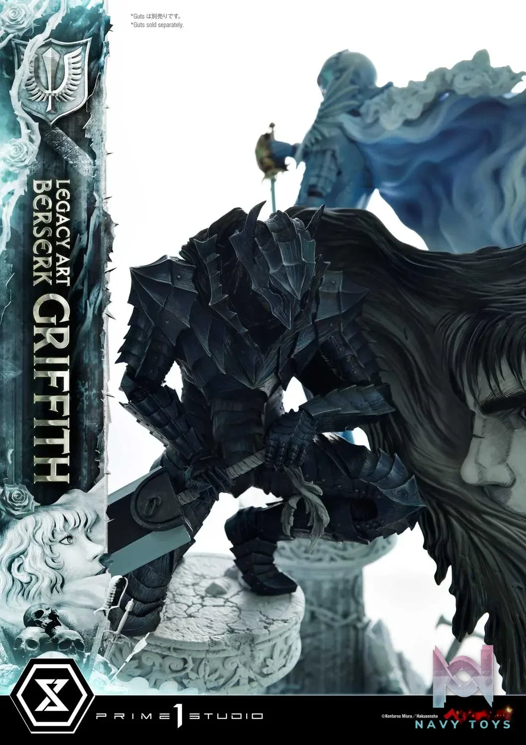 Prime 1 Studio – Legacy Art Kentaro Miura Berserk Guts & Griffith Set LABR-01S LABR-02S (Licensed)