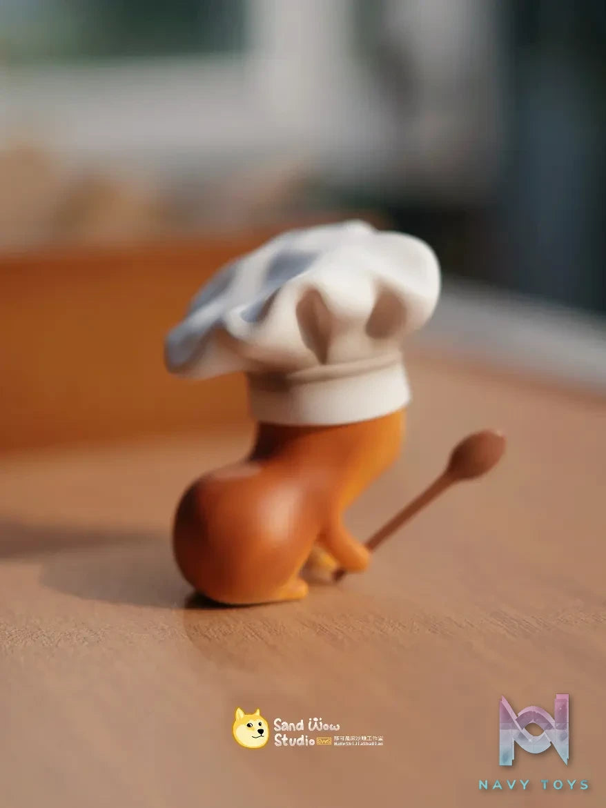 Na Ke Shi Jia Sha Diao Studio – What Cat X Cook Cat X ET Cat Original
