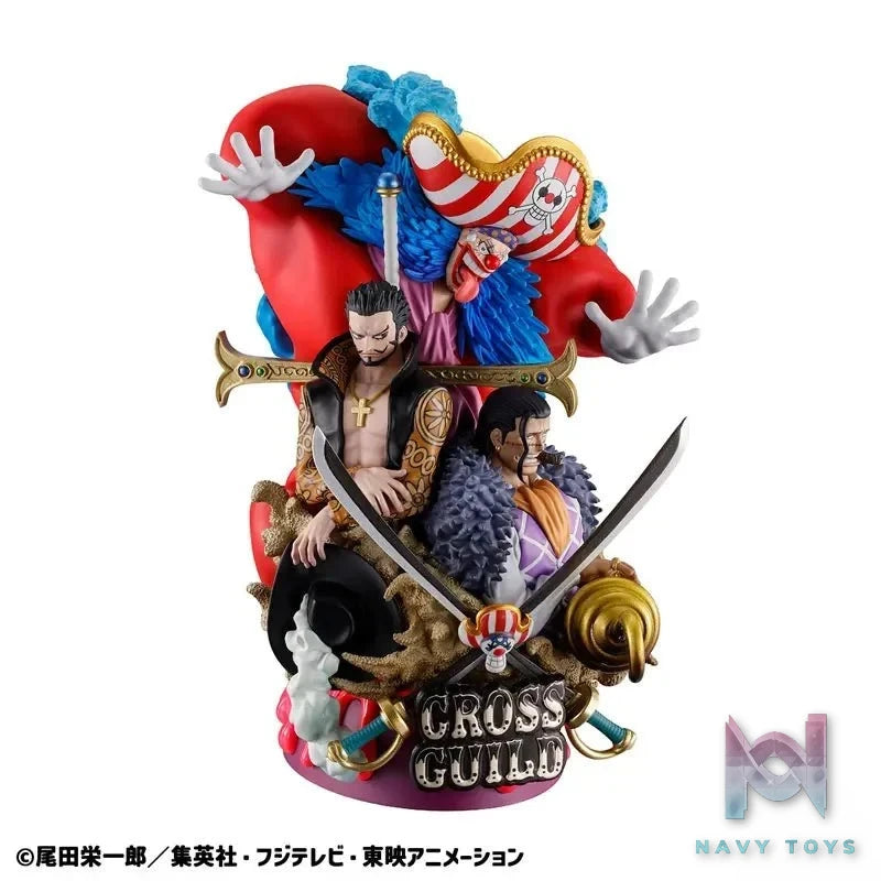 MegaHouse Studio - DX LOGBOX One Piece 03 Cross Guild (Licensed) resin statue Navy Toys anime figure