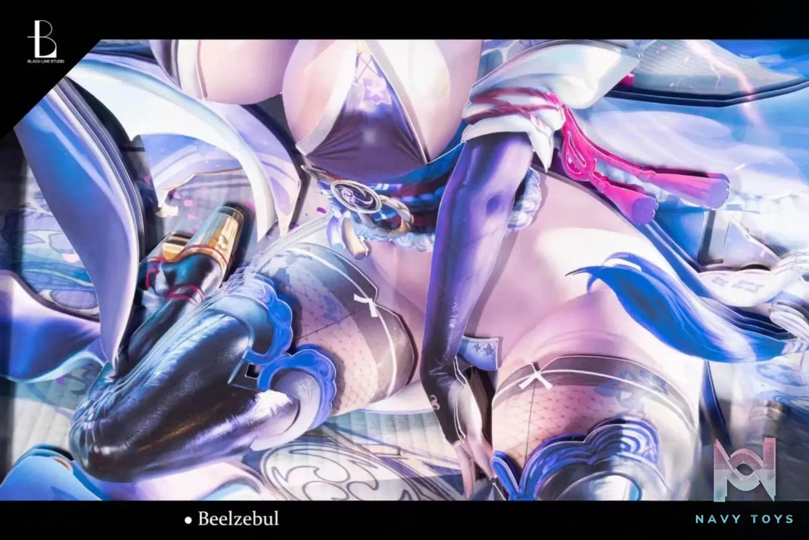 BLACK LINE Studio & ARTIST SEREIS SakiStudio – Genshin Impact Beelzebul Detachable 3D Poster