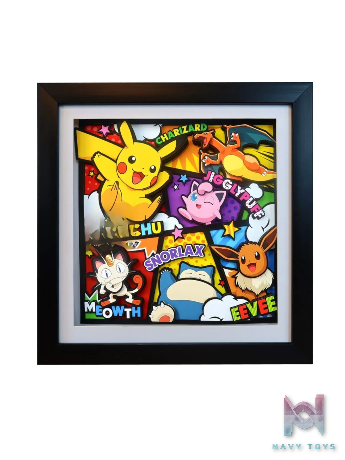 KALA HOME Studio – Pokémon Multiple Characters #11 3D Decorative Painting Pokémon