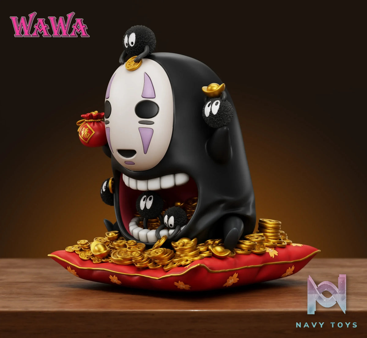 WAWA Studio – No Face Man Lucky Spirited Away