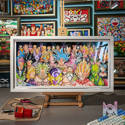 Yu Zhi Jiang Studio – Dragon Ball Multiple Characters Series #8 3D Decorative Painting Dragon Ball