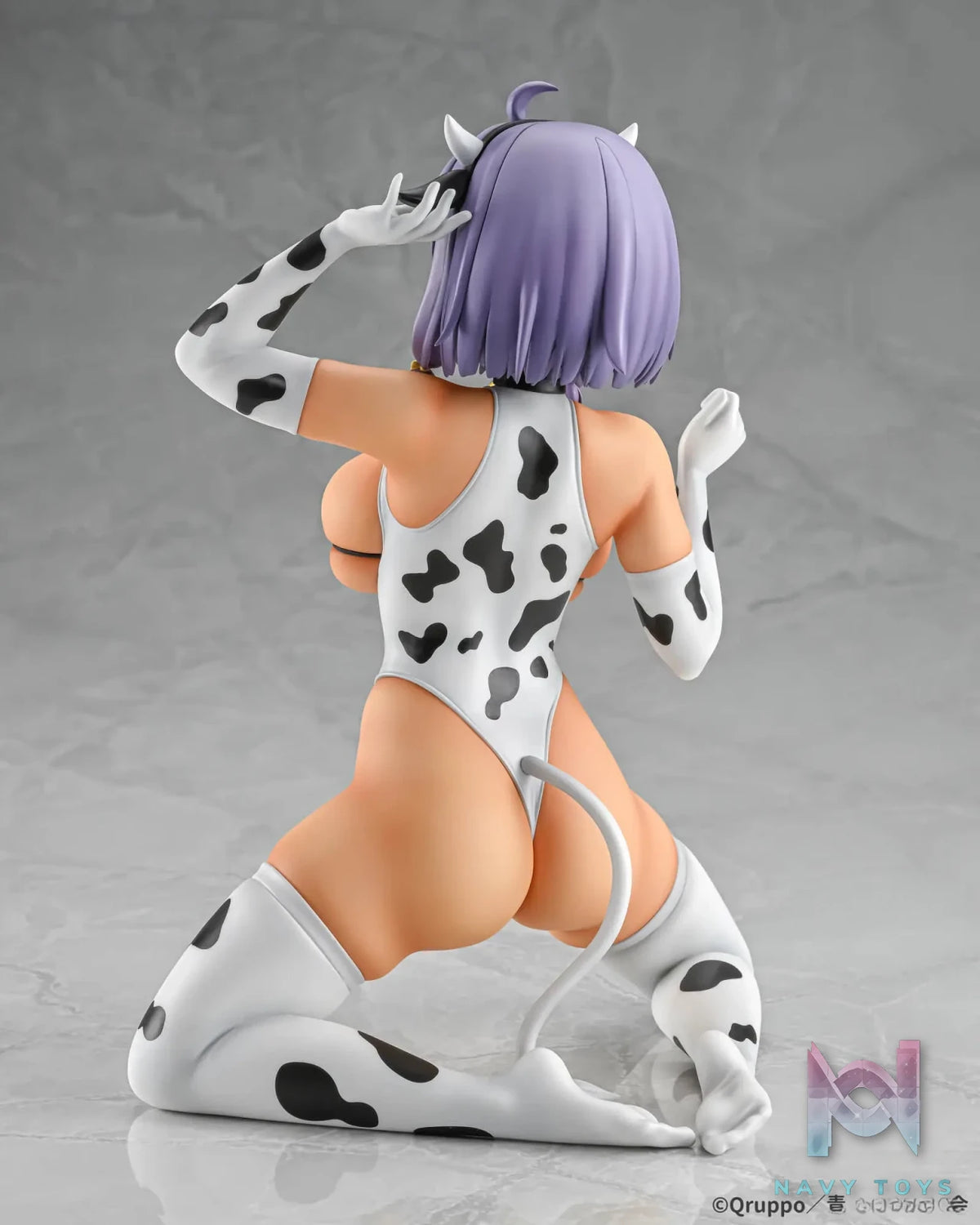 Q-six – Nukitashi THE ANIMATION Misaki Hotori Cow Pattern Costume 1/5 Complete Figure (Licensed)