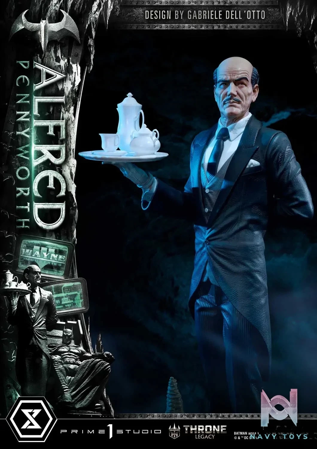 Prime 1 Studio – Throne Legacy Batman (Comics) Alfred Pennyworth TLCDC-02 TLCDC-02S (Licensed)
