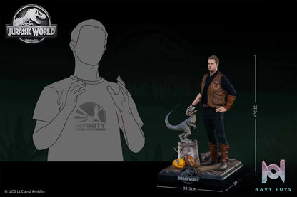 INFINITY Studio – Jurassic World 2 Owen Grady & Little Blue (Licensed)