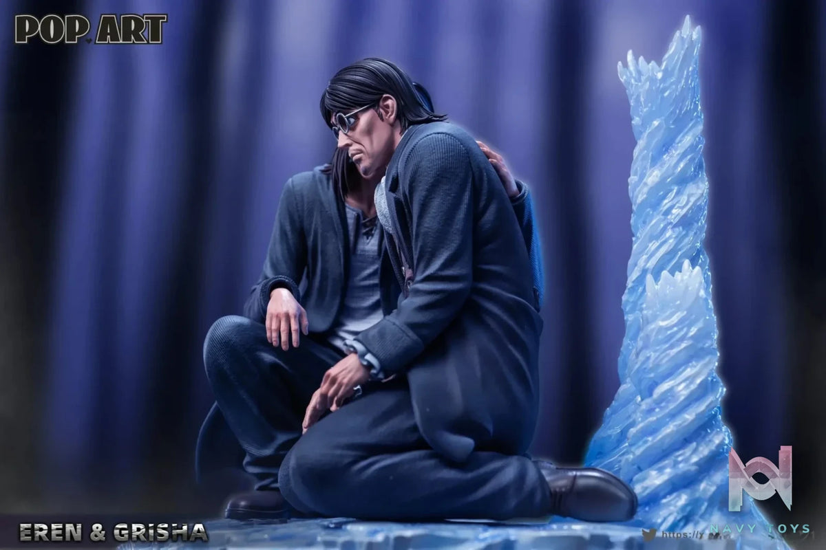 POP.ART Studio - Eren X Grisha Attack on Titan resin statue Navy Toys anime figure