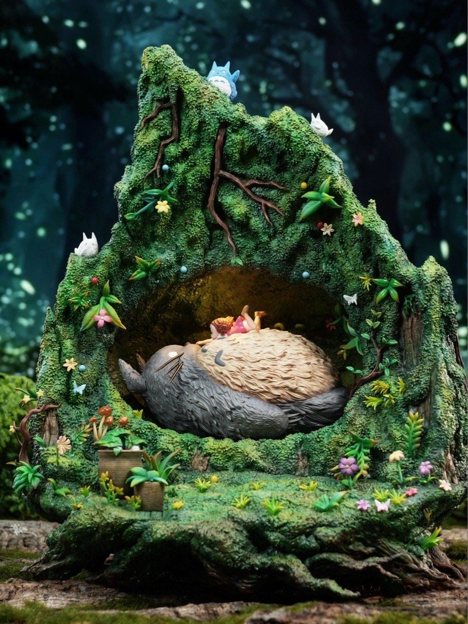 Totoro in the tree hole - My Neighbor Totoro - OPM Studio resin statue opm studio anime figure