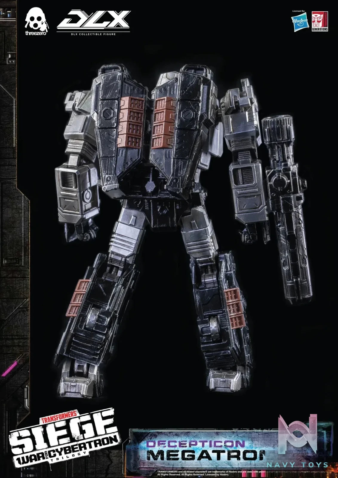 Threezero – Transformers: War for Cybertron DLX 10-inch Megatron (Licensed)