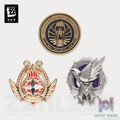 miHoYo – Zenless Zone Zero Faction Series Metal Badges (Licensed)