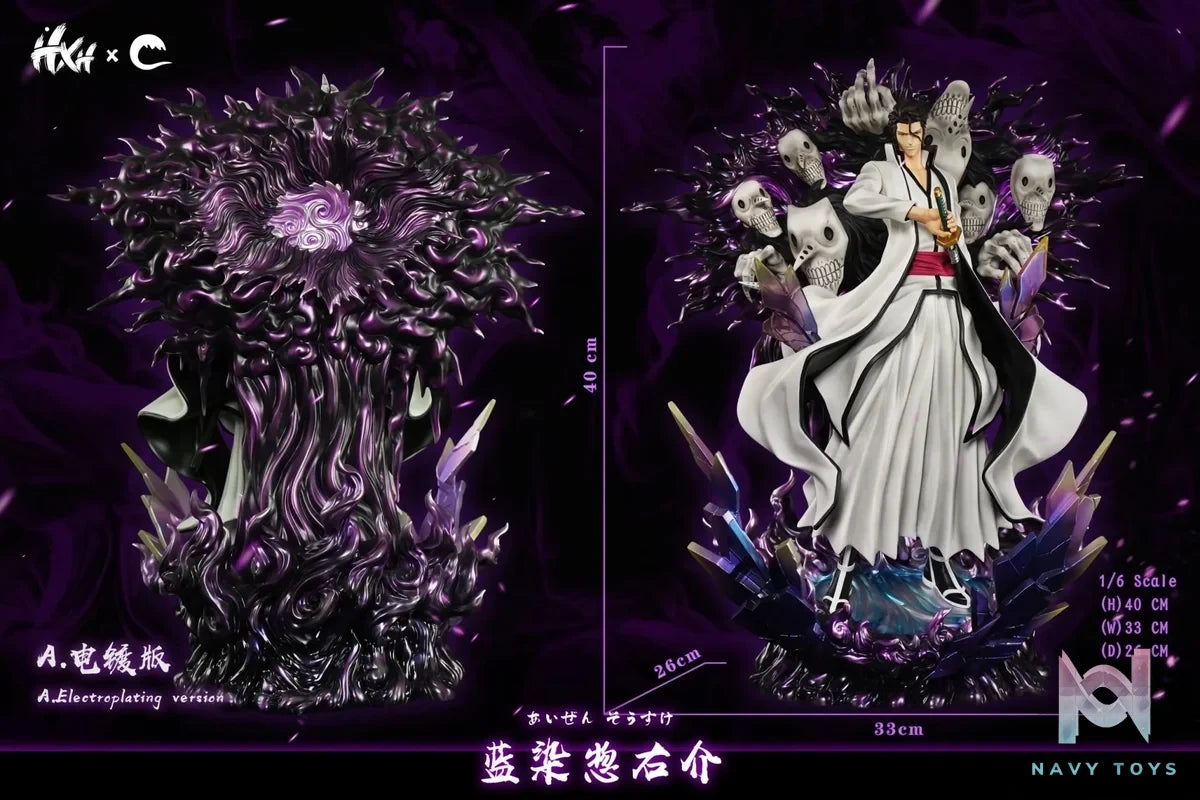 CHENG Studio X HXHENG Studio - Sōsuke Aizen Bleach resin statue Navy Toys anime figure