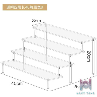 Showcase Factory – Acrylic Stair Display Stand for Nendoroids Blind Boxes Mini Figures