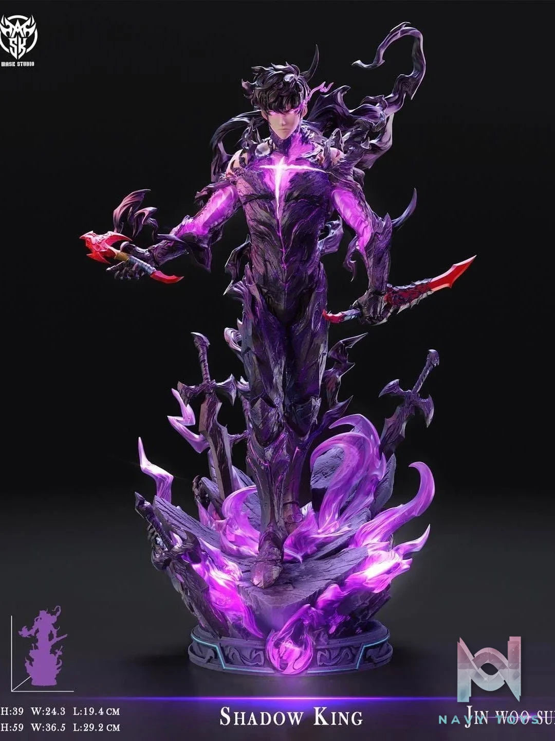 Sung Jin Woo - Solo Leveling - Shadow King Studio resin statue shadow king studio anime figure