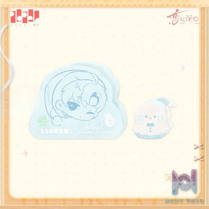 Papergames – Love and Deepspace Sweet Dreams Series Hair Claw Set (Licensed)