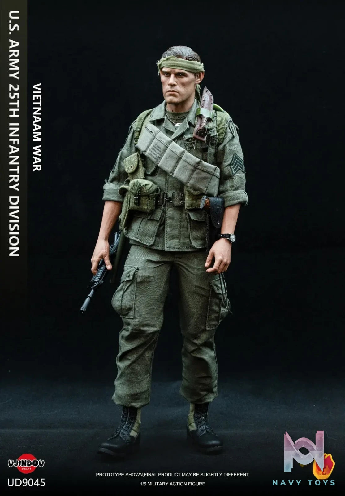 UJINDOU – U.S. ARMY 25TH INFANTRY DIVISION 1/6 VIETNAM WAR NO.UD9045 (Licensed)