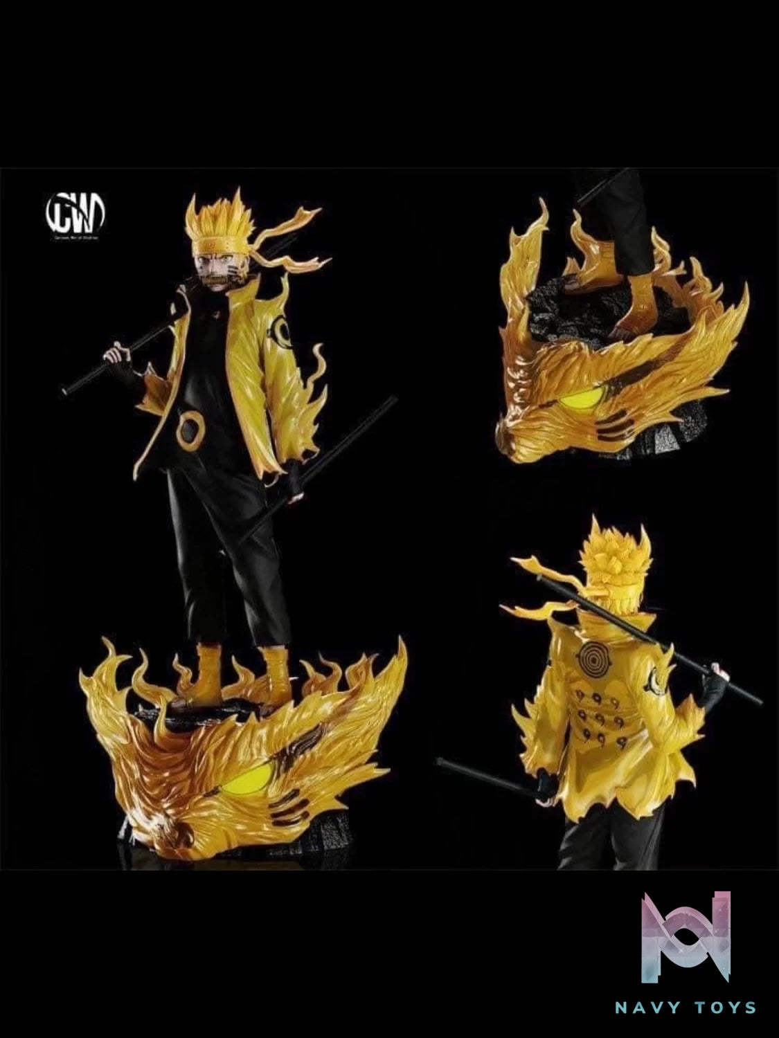 Naruto Kyuubi Mode - Naruto - CW Studio resin statue cw studio anime figure