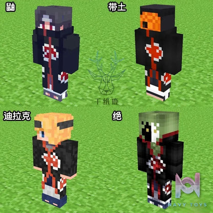 Qian Zhi Lu Studio – Steve Creeper Solid 303 Articulated 3D Paper Model DIY Minecraft