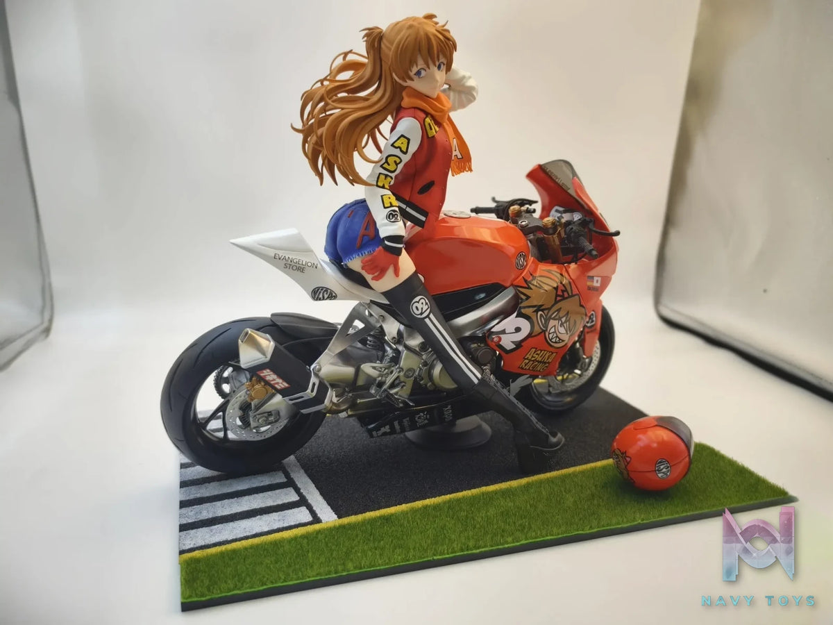 Dragon Stone Studio – Neon Genesis Evangelion Motorcycle Soryu Asuka Langley & Motorcycle Ayanami Rei 2.0